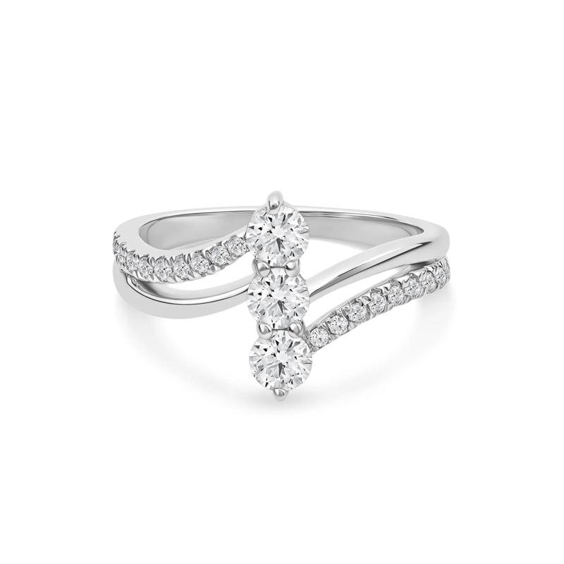 Lab Grown Diamond Ring in 10K White Gold &#40;3/4 ct. tw.&#41; – Image 1 of 3