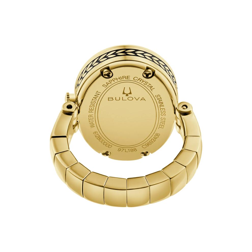Ladies' Art Deco Ring Watch in Gold-Tone Stainless Steel – Image 3 of 3