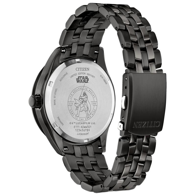 Men&#39;s Darth Vader Returns Watch Boxed Set in Black Ion-Plated Stainless Steel, 41MM – Image 3 of 5