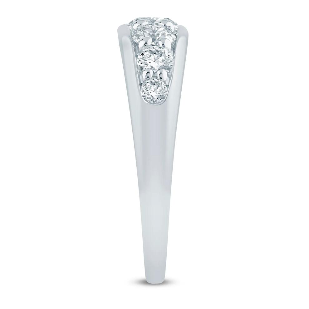 Lab Grown Diamond Graduated Channel Band in 14K White Gold (1 ct. tw.) – Image 3 of 3