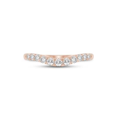 Diamond Contour Band in 14K Rose Gold (1/2 ct. tw.)