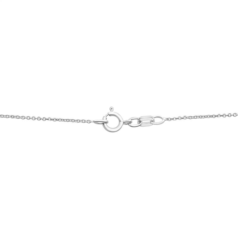 Diamond Accent Libra Pendant in Sterling Silver  – Image 3 of 4