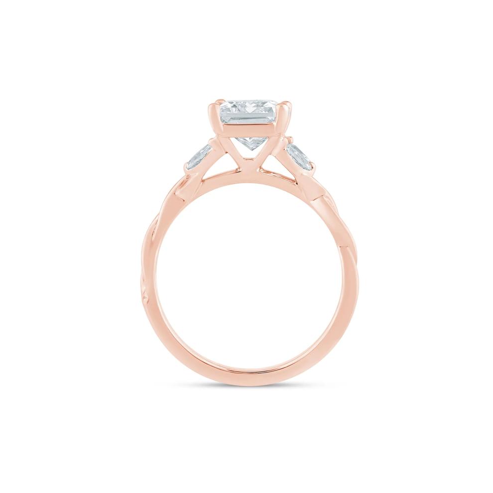 Lab Grown Diamond Engagement Ring in 14K Rose and Yellow Gold (2 1/7 ct. tw.) – Image 2 of 3