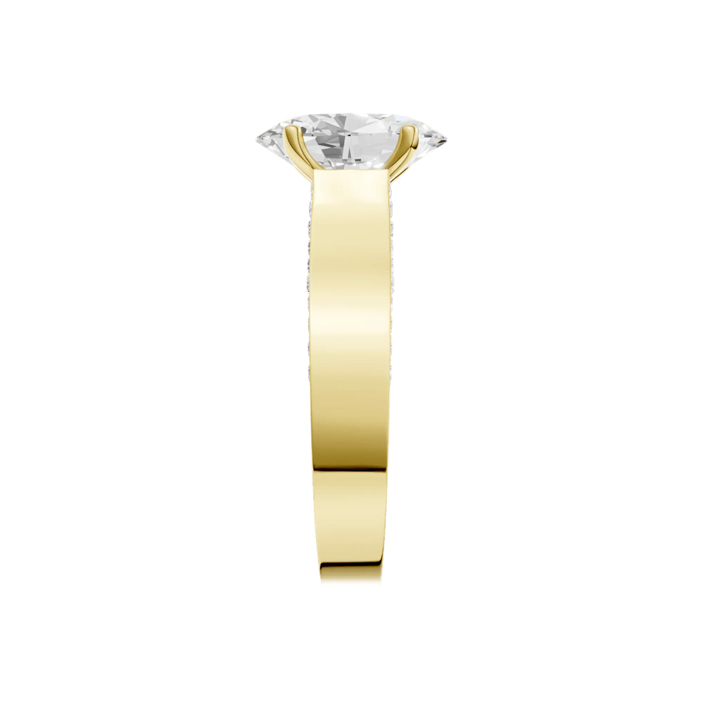 Lexi Lab Grown Diamond Engagement Ring in 14K Yellow Gold (3 1/3 ct. tw.) – Image 4 of 5