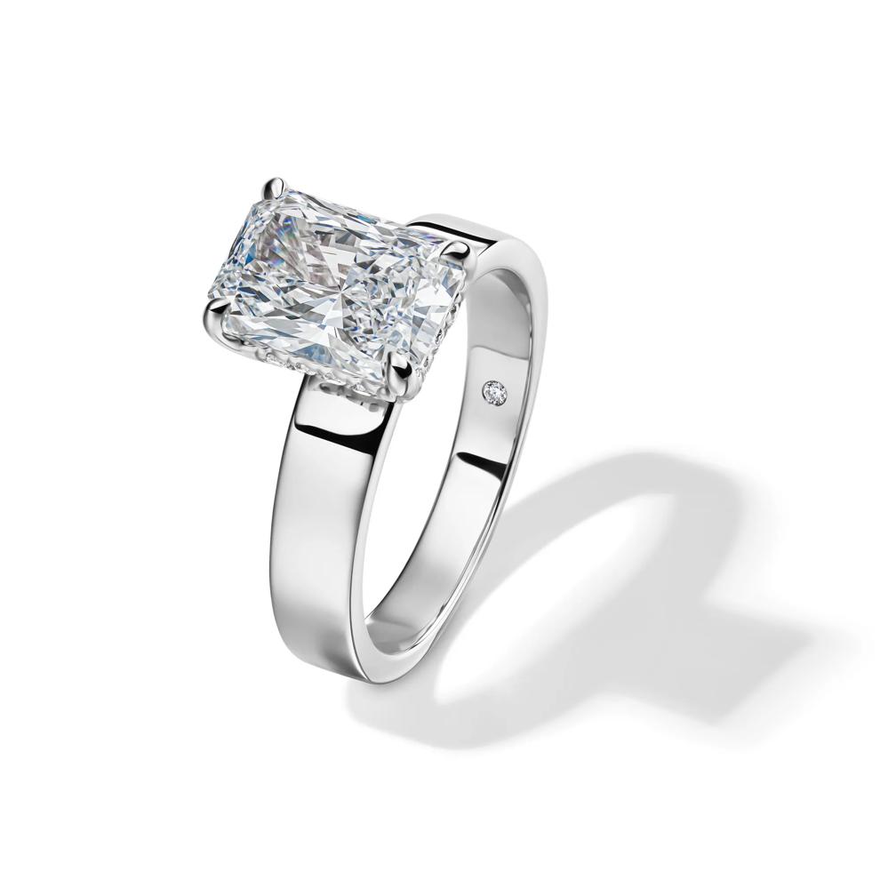 Collins Radiant-Cut Engagement Ring in 14K White Gold (2 5/8 ct. tw.) – Image 4 of 4