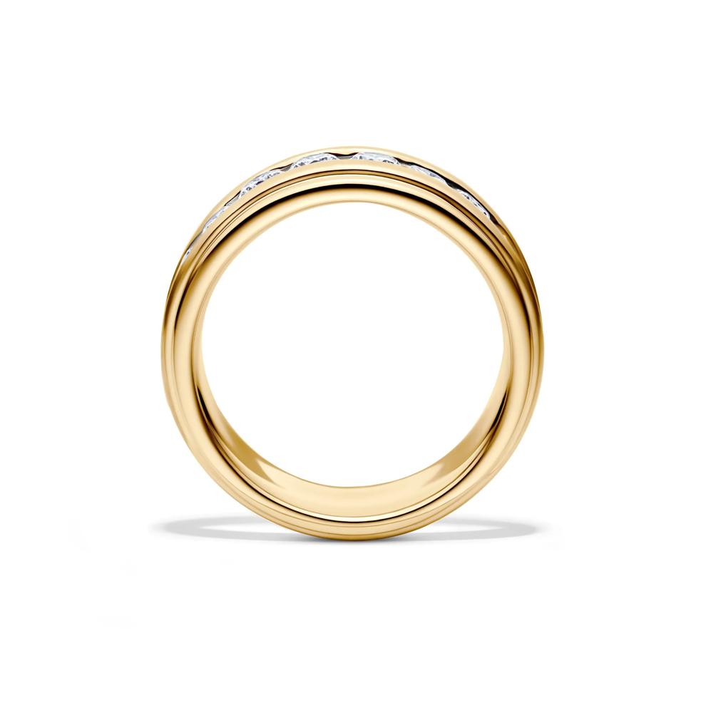 Men's Lab Grown Diamond Channel-Set Band in 10K Yellow Gold (1 1/2 ct. tw.) – Image 2 of 4