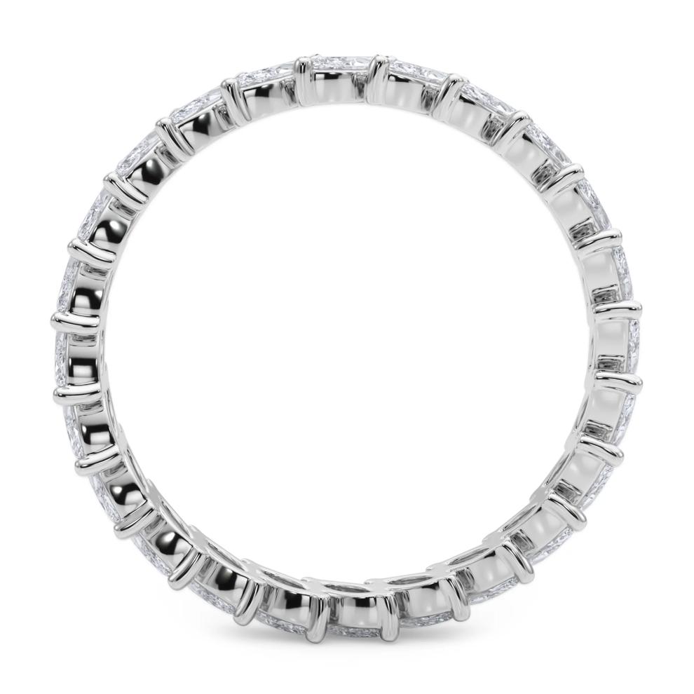 Lab Grown Diamond Marquise Slant Eternity Band in Platinum (2 ct. tw.) – Image 2 of 5