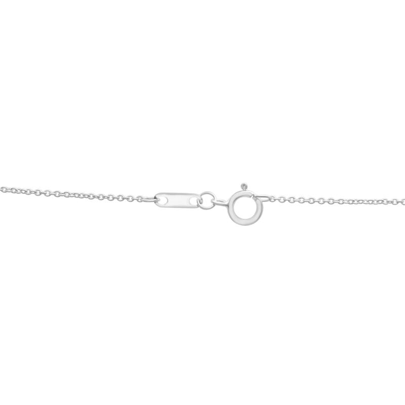 Diamond Graduated Cluster Necklace in 10K White Gold &#40;1/2 ct. tw.&#41; – Image 3 of 3