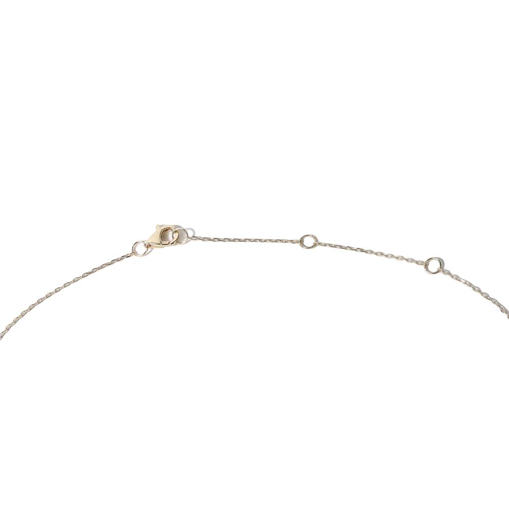 Blue Sapphire &amp; Diamond Accent Cluster Pendant Necklace in 10K Yellow Gold – Image 2 of 4