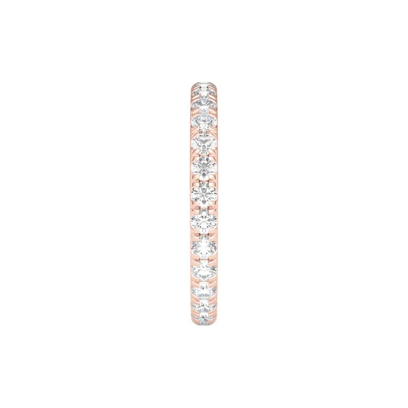 Diamond Wedding Band with Eternity Setting in 14K Rose Gold &#40;1 ct. tw.&#41; – Image 3 of 3