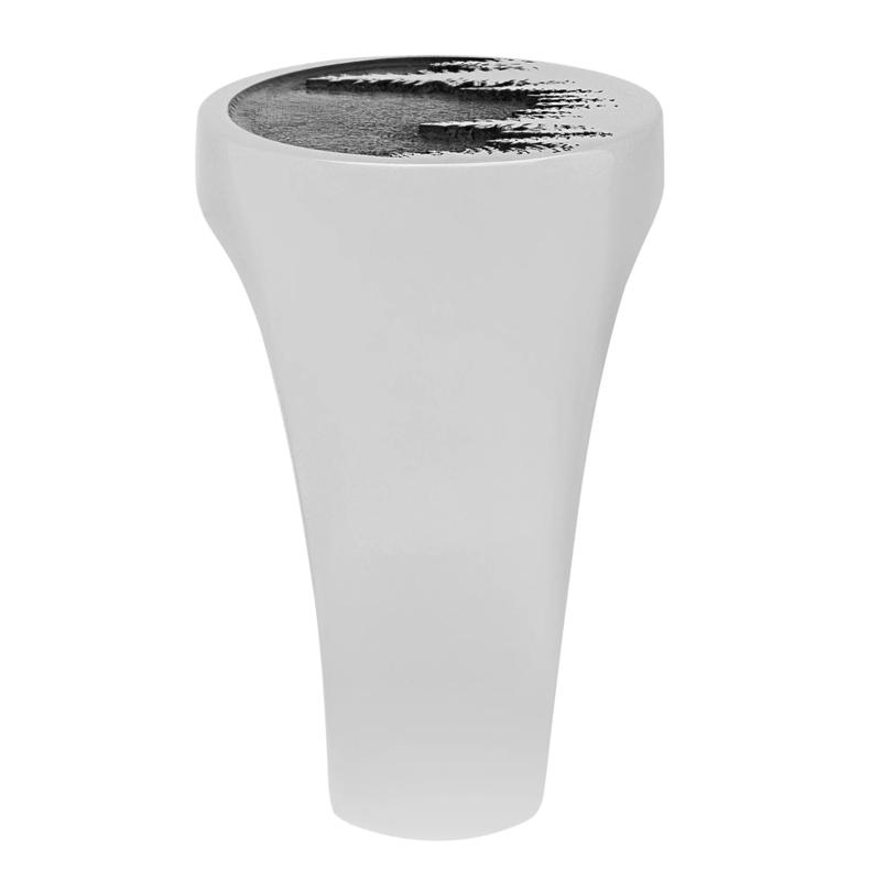 Tree Engraving Oval Signet Ring in Cobalt Chrome – Image 3 of 3