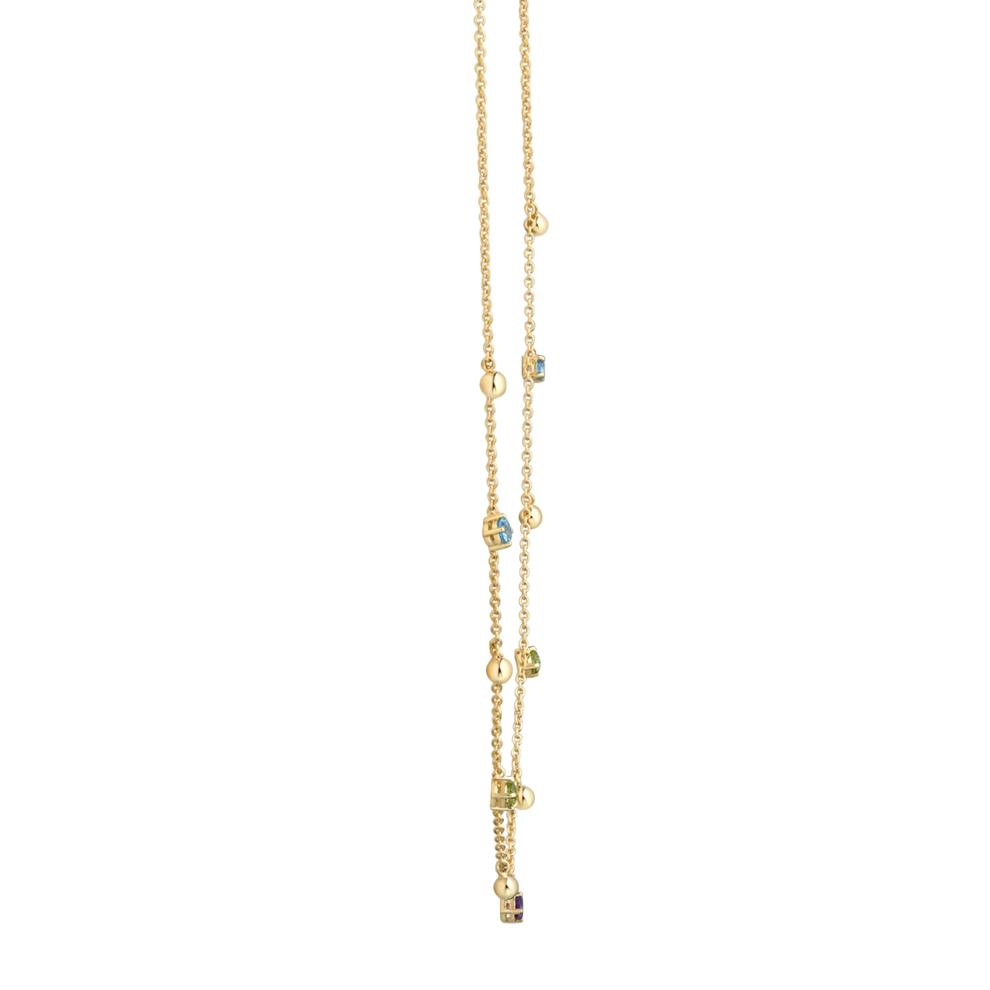 Gemstone Dangle Necklace in Vermeil – Image 2 of 3