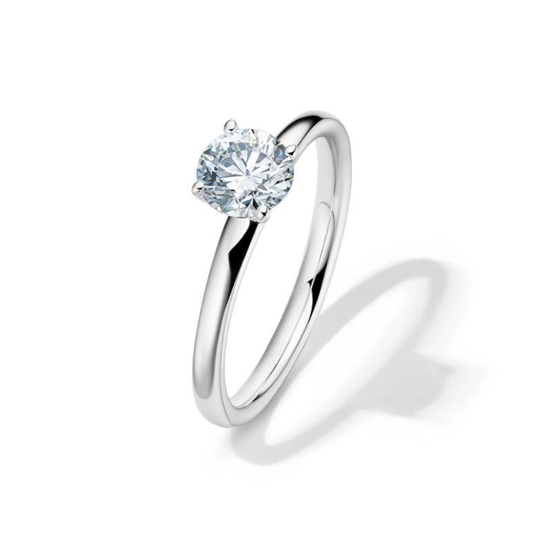 Diamond Round Brilliant Cut Solitaire Engagement Ring in 14K White Gold &#40;3/4 ct.&#41; – Image 4 of 5