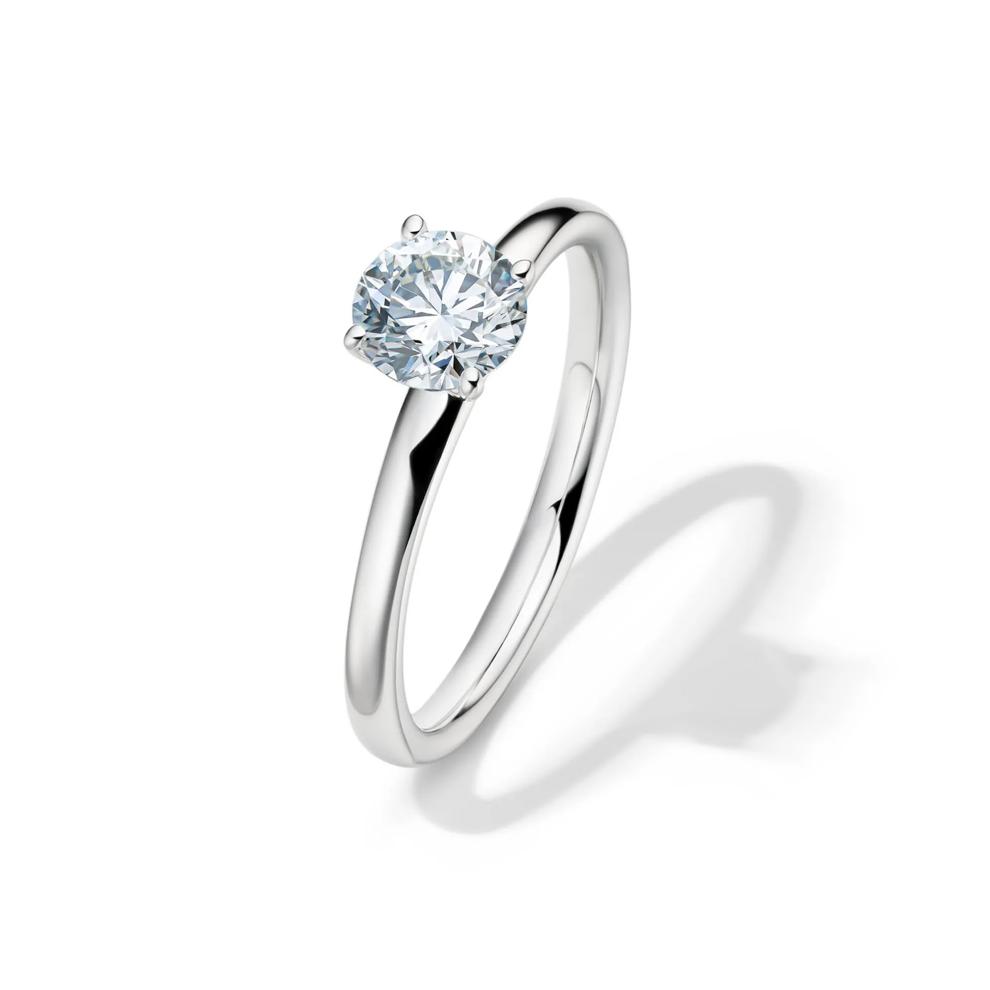 Diamond Round Brilliant Cut Solitaire Engagement Ring in 14K White Gold (3/4 ct.) – Image 4 of 5