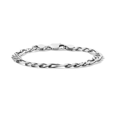 Men's Figaro Chain Bracelet in Sterling Silver