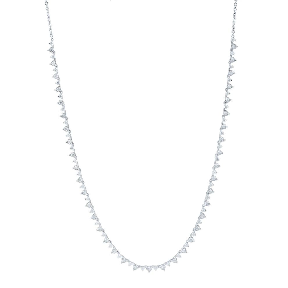 Lab Grown Diamond Necklace in 14K White Gold (1 ct. tw.) – Image 1 of 2