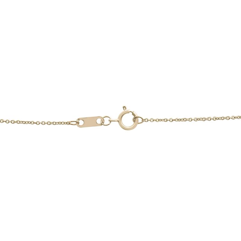 Diamond Bezel Star Station Necklace in 10K Yellow Gold &#40;1/10 ct. tw.&#41; – Image 4 of 4