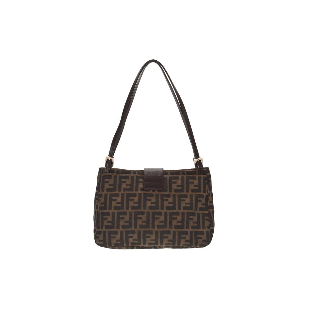Pre-Owned Fendi Zucca Canvas Shoulder Bag Small Shoulder – Image 2 of 8