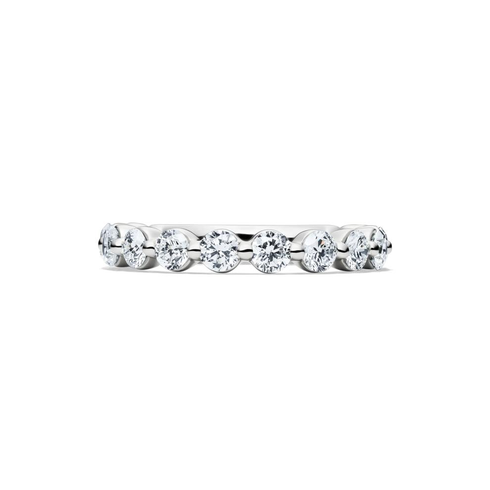 Lab Grown Diamond Wedding Band in 14K White Gold (1 1/2 ct. tw.) – Image 1 of 4