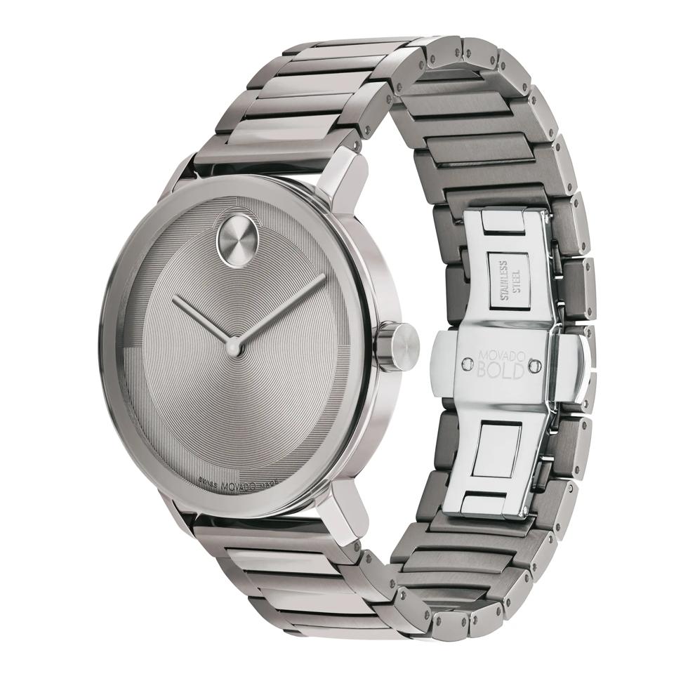Evolution Men&rsquo;s Dress Watch in Gray Ion-Plated Stainless Steel – Image 2 of 3