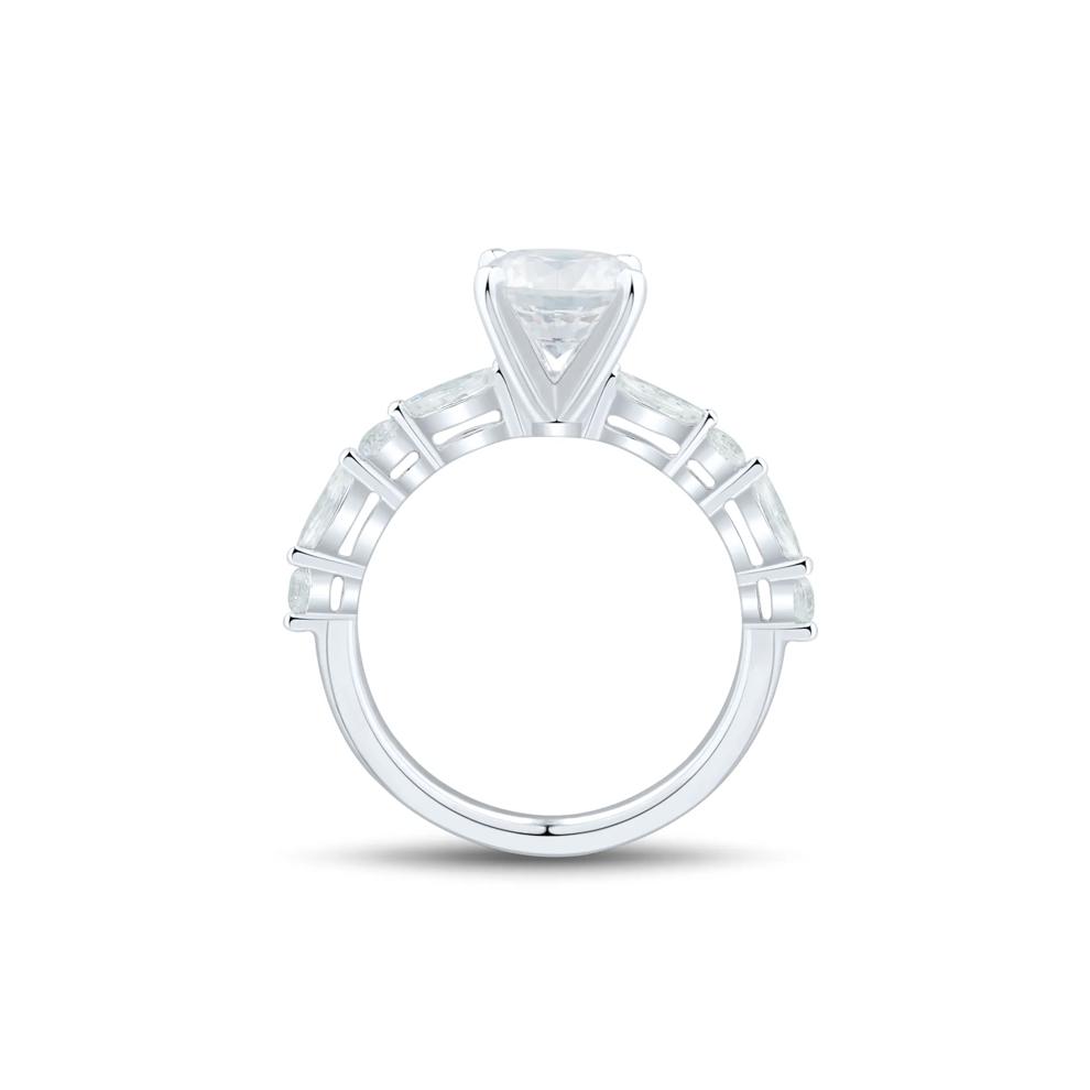 Lab Grown Diamond Semi-Mount Engagement Ring in Platinum (1/2 ct. tw.) – Image 3 of 6