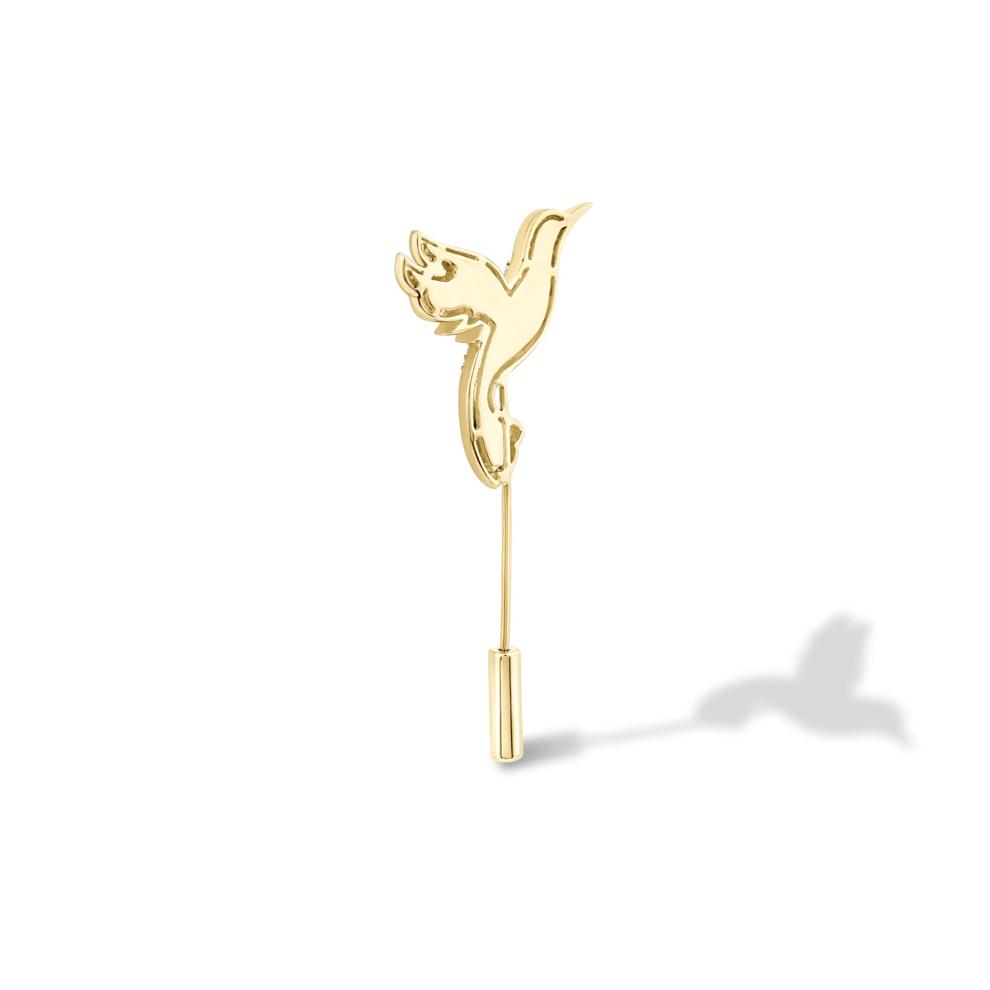 Men's Lab Grown Diamond Stick Pin Brooch in Vermeil (5/8 ct. tw.) – Image 3 of 3