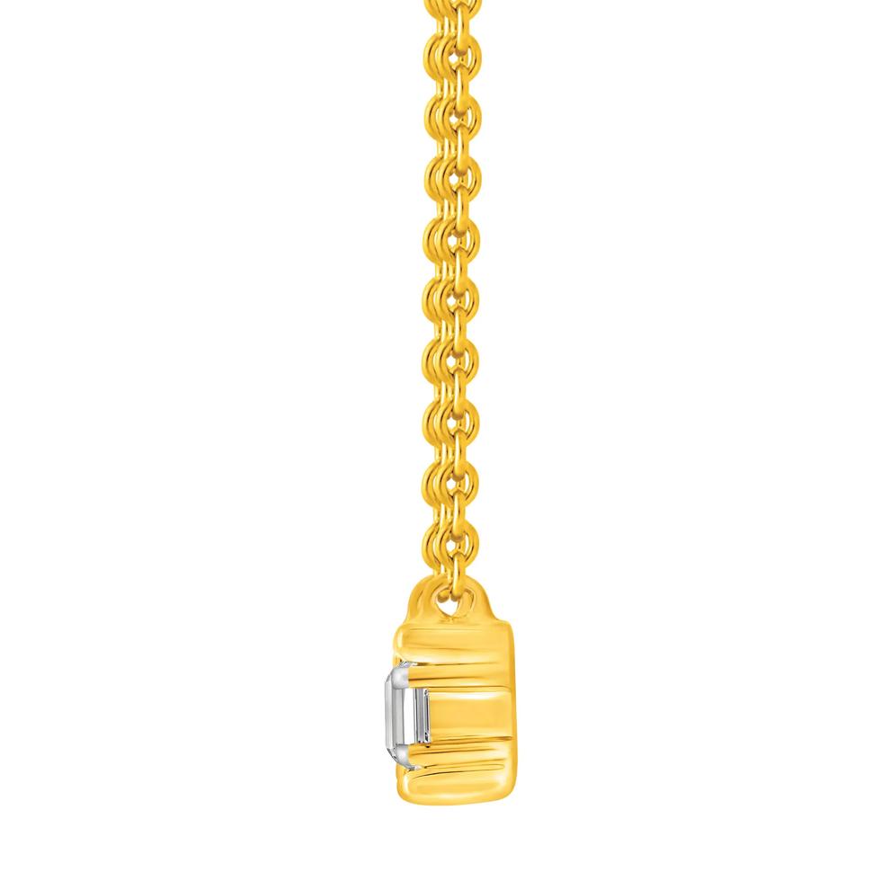 Lab Grown Diamond Love Necklace in 14K Yellow Gold (1 ct. tw.) – Image 2 of 2