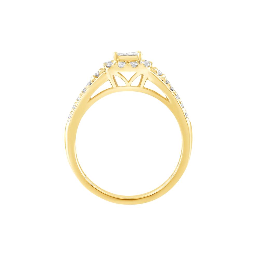 Diamond Engagement Ring in 10K Yellow Gold (1/2 ct. tw.) – Image 2 of 3