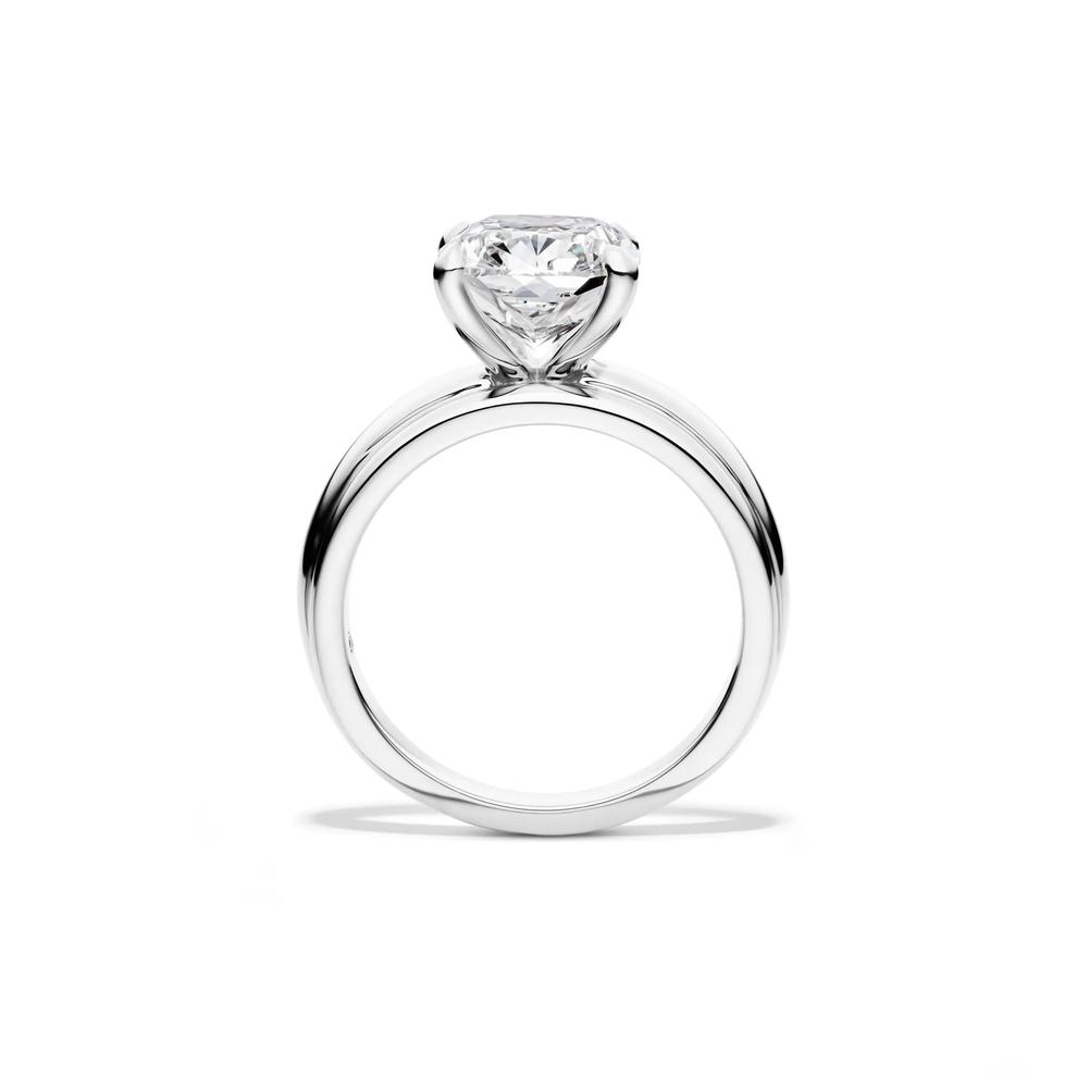 Maeve Lab Grown Diamond Elongated Cushion Engagement Ring in 14K White Gold (4 ct. tw.) – Image 2 of 5