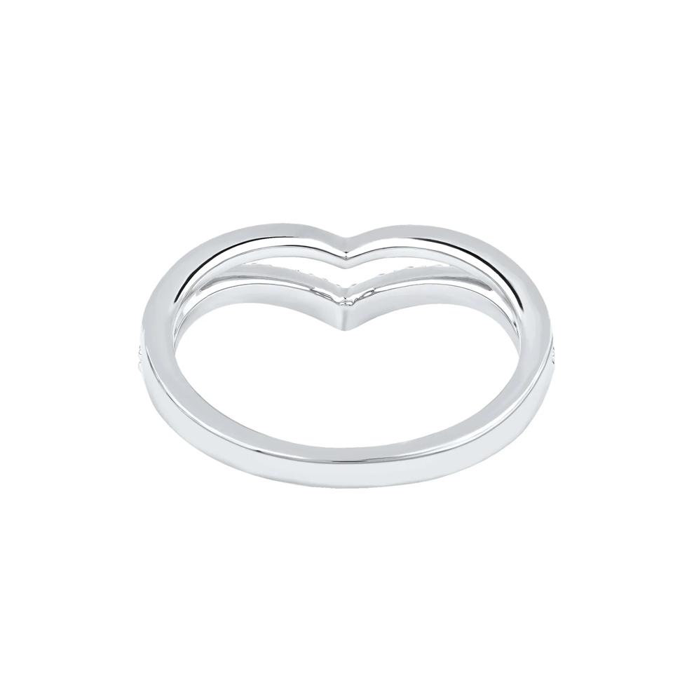 Archer Lab Grown Diamond Chevron Band in 14K White Gold (1/4 ct. tw.) – Image 4 of 5