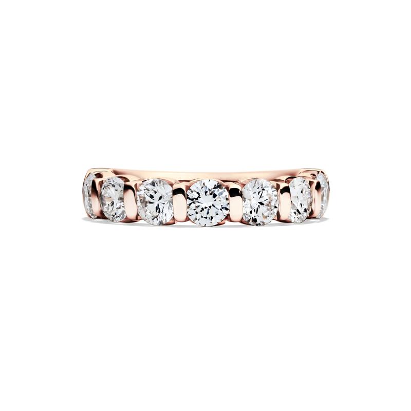 Lab Grown Diamond Wedding Band in 14K Rose Gold &#40;2 ct. tw.&#41; – Image 1 of 4
