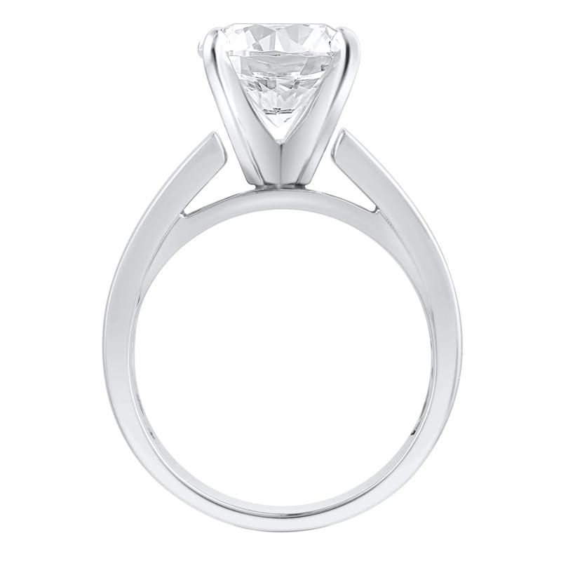 Wide Cathedral Semi-Mount Engagement Ring in 14K Gold, 9.8MM &#40;Setting Only&#41; – Image 3 of 6