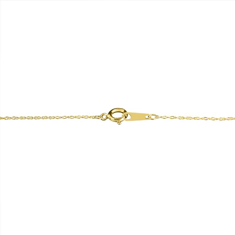 Children&rsquo;s Beaded Cross in 14K Yellow Gold – Image 3 of 3