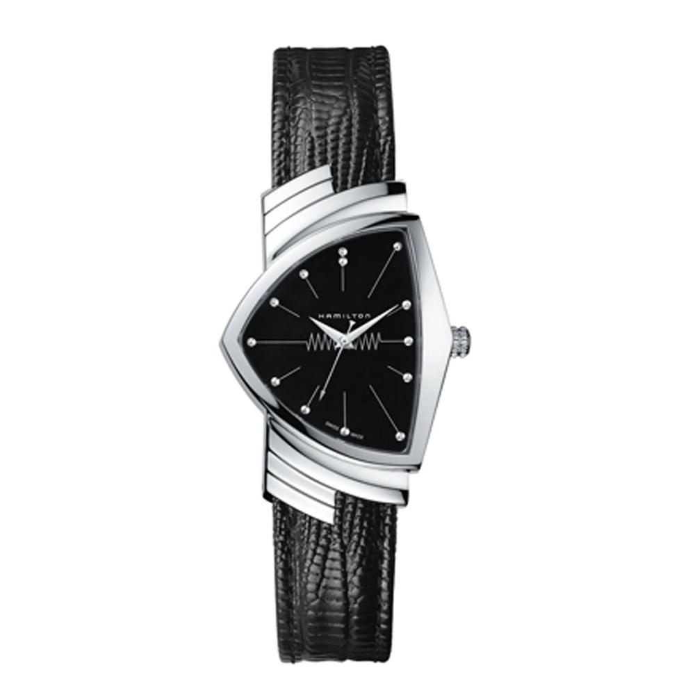 Ventura Watch with Black Leather Strap – Image 1 of 4