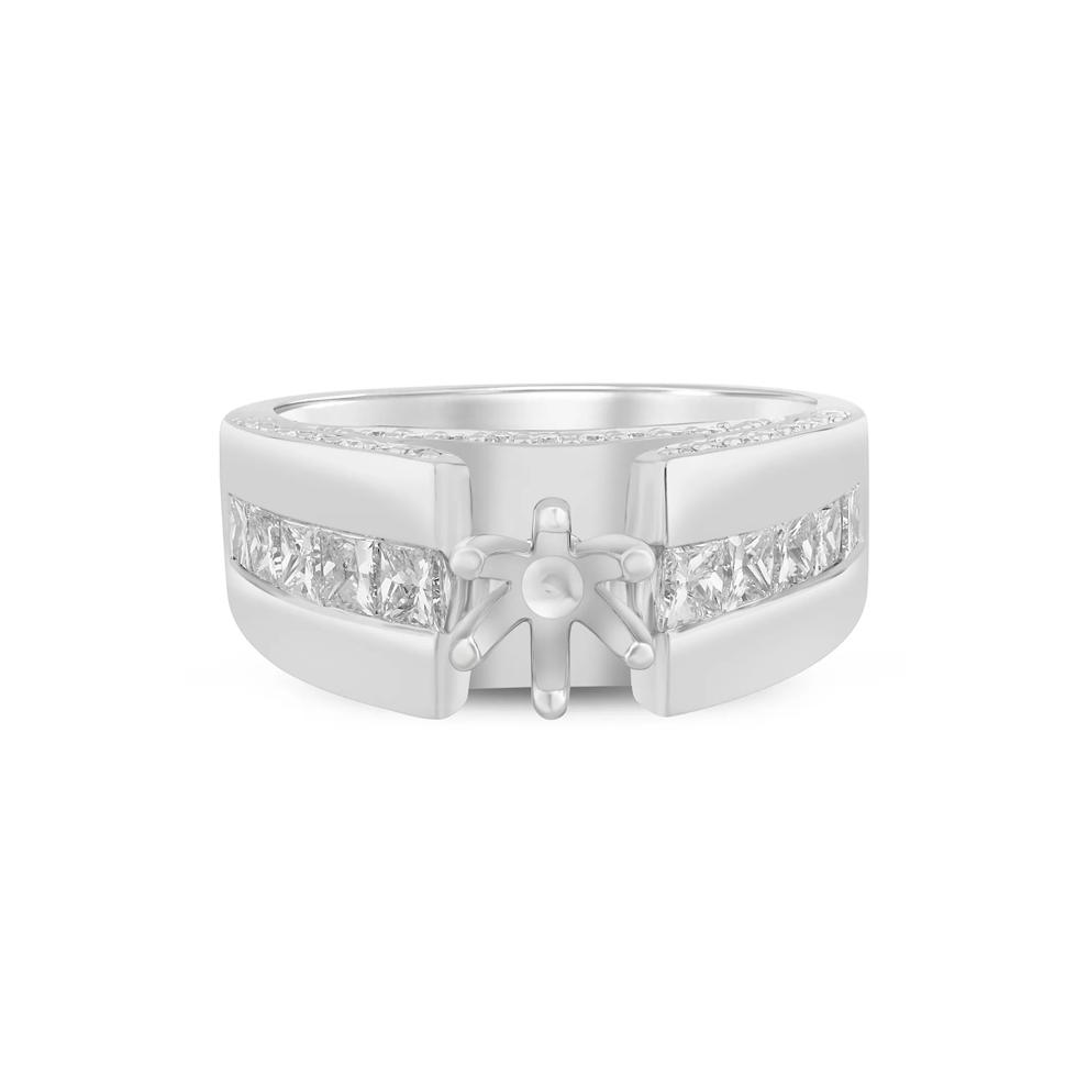 Diamond Semi-Mount Engagement Ring in 14K White Gold (1 1/3 ct. tw.) (Setting Only) – Image 2 of 6