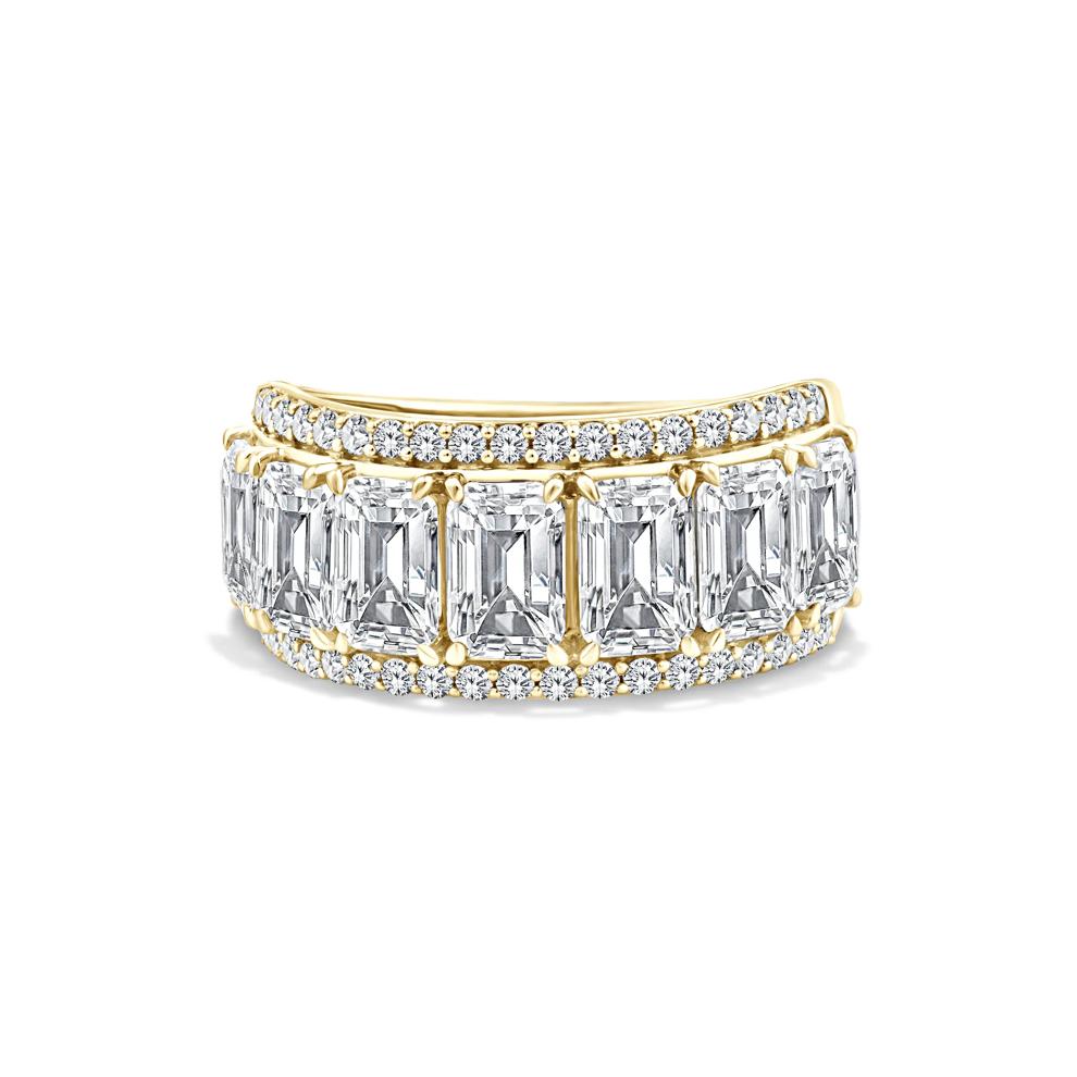 Lab Grown Diamond Anniversary Band in 14K Yellow Gold (5 1/4 ct. tw.) – Image 1 of 4