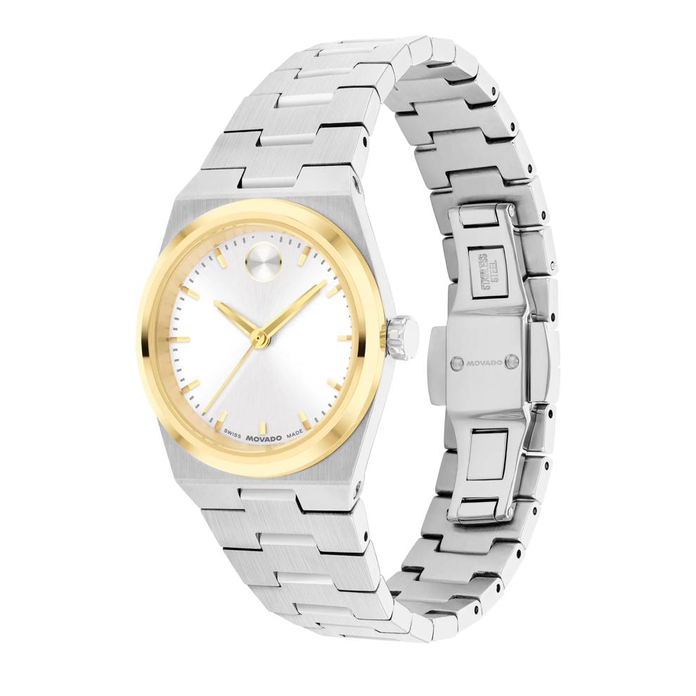 Ladies' Quest Mini Watch With White Dial and Stainless Steel Bracelet – Image 2 of 3