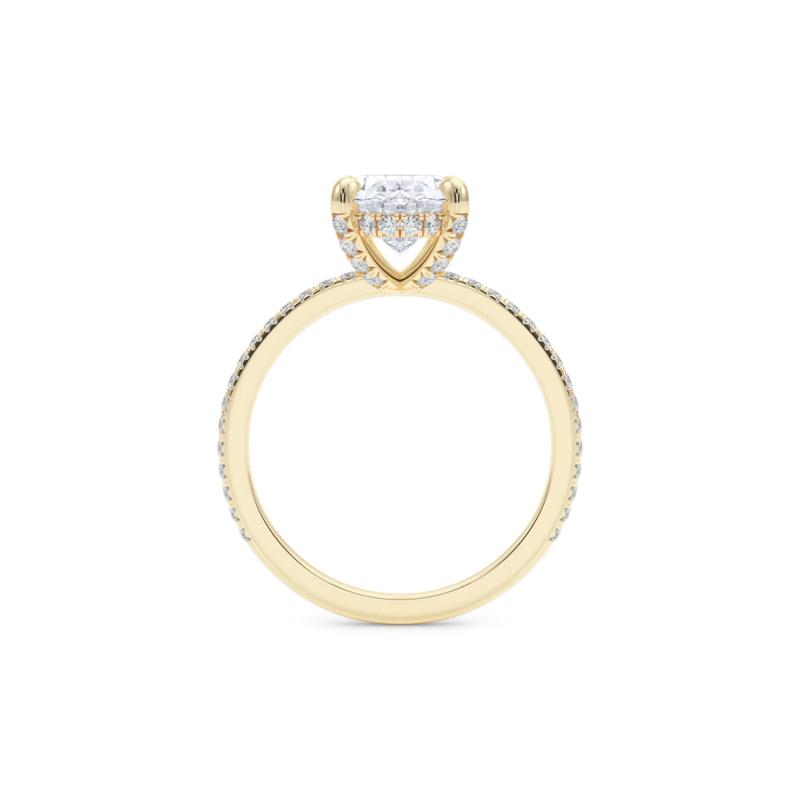 Oval Center Diamond Engagement Ring in 18K Yellow Gold (2 3/8 ct. tw.) – Image 2 of 5