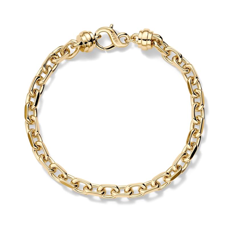 Men&#39;s Anchor-Link Bracelet in Vermeil – Image 2 of 7