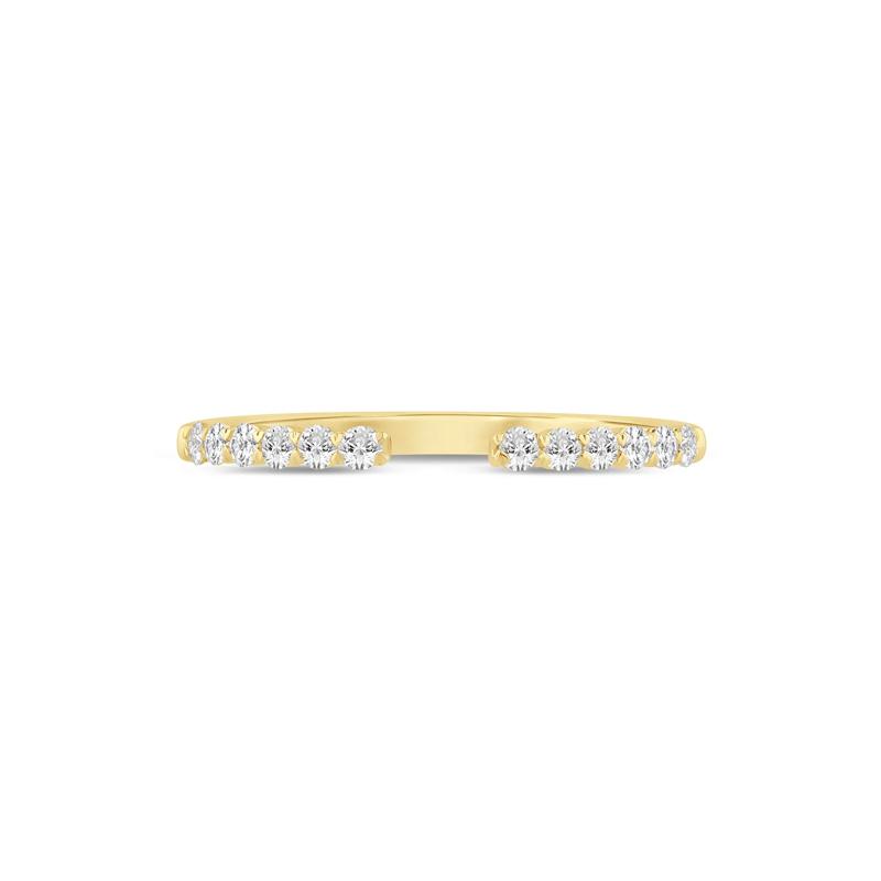 Round Diamond Open Band in 14K Yellow Gold (1/4 ct. tw.) – Image 1 of 3