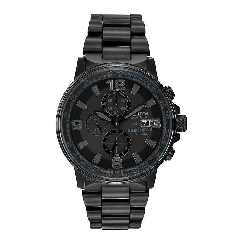 Promaster Nighthawk Men&rsquo;s Watch in Black Ion-Plated Stainless Steel – Image 1 of 1