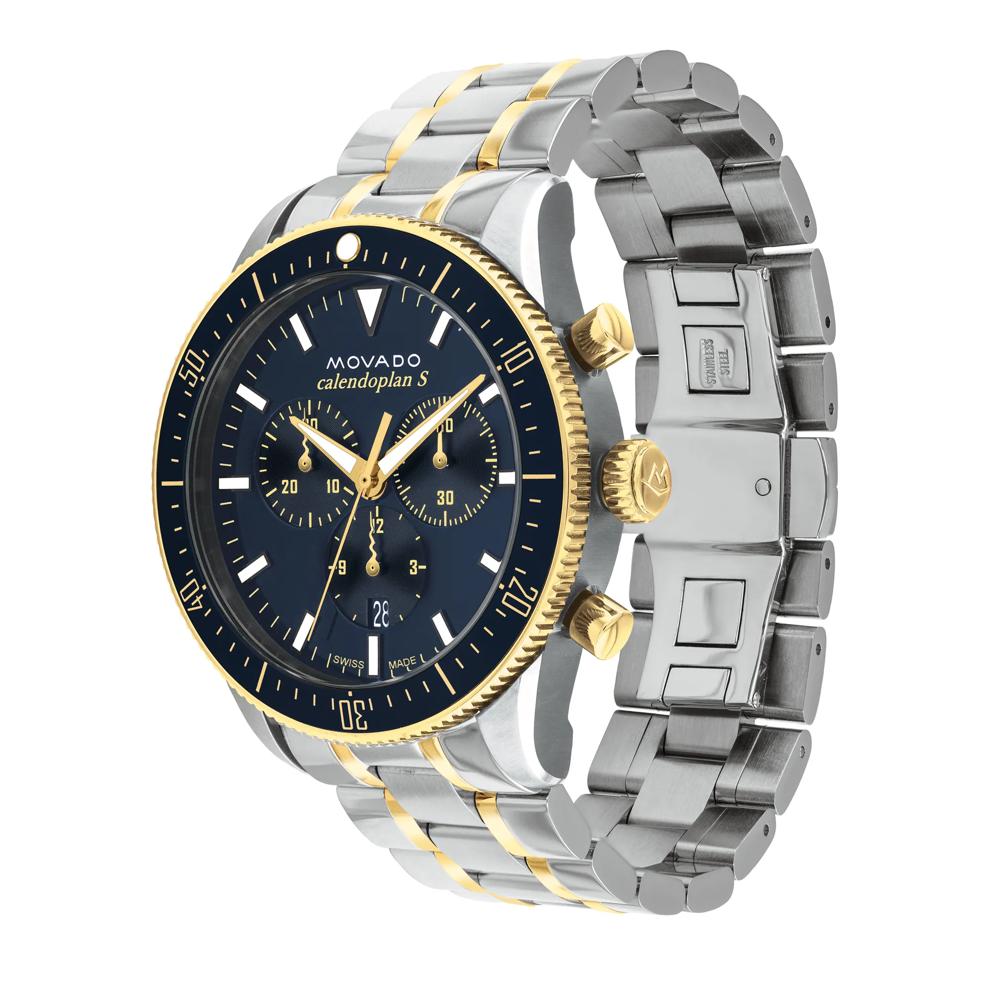 Men's Heritage Calendoplan S Watch in Two-Tone Stainless Steel – Image 2 of 3