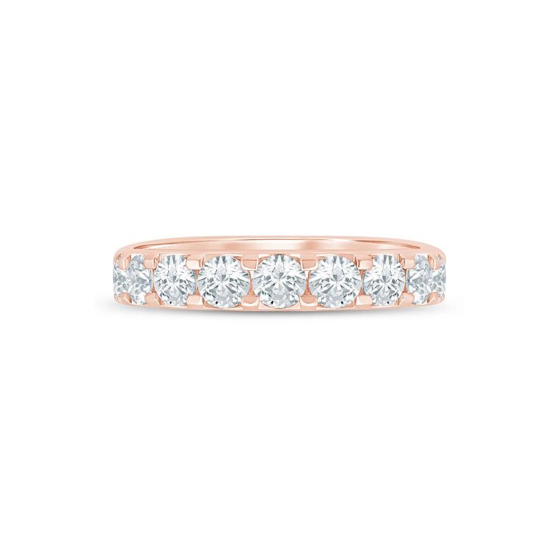 Lab Grown Diamond Wedding Band in 14K Rose Gold &#40;2 ct. tw.&#41; – Image 1 of 3