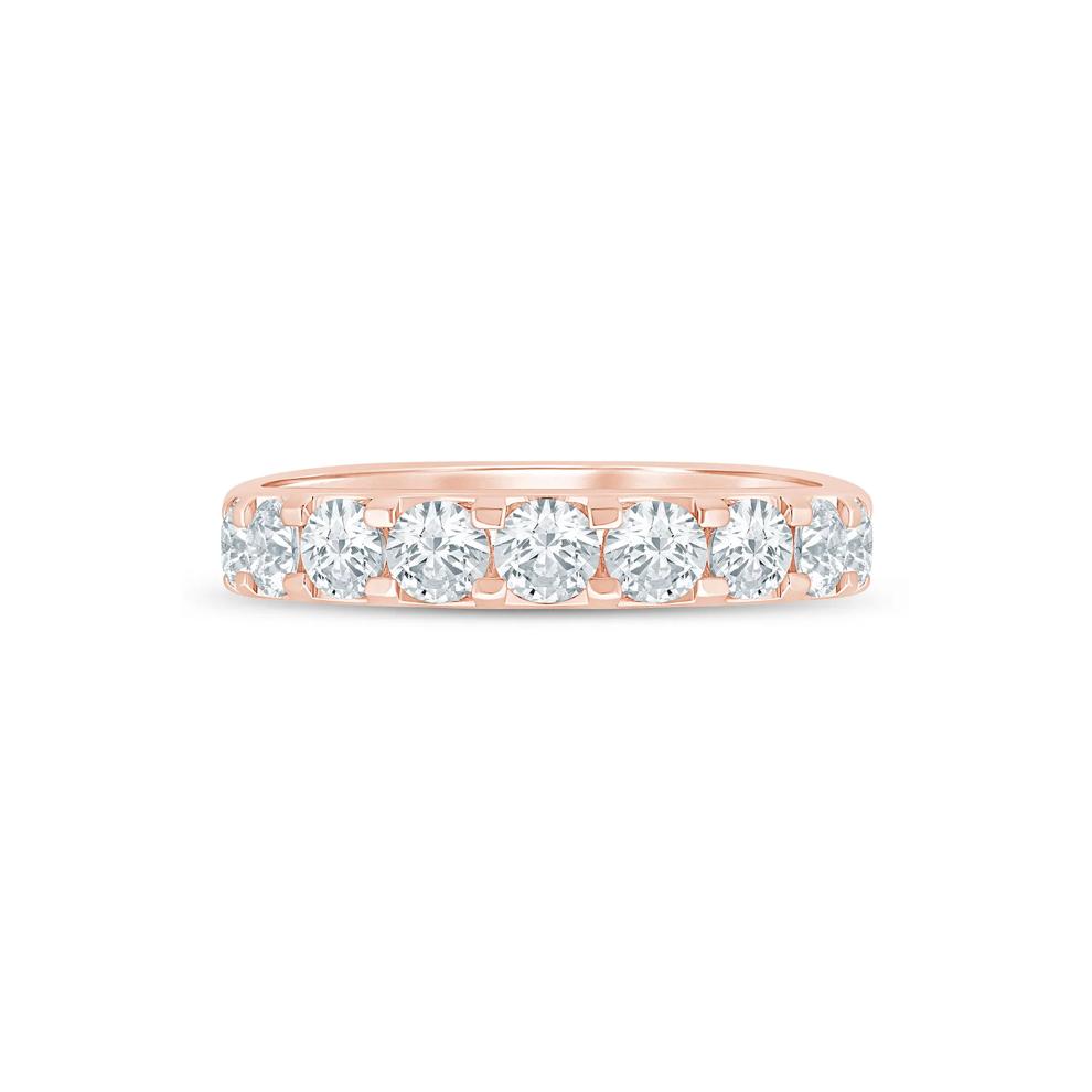 Lab Grown Diamond Wedding Band in 14K Rose Gold (2 ct. tw.) – Image 1 of 3