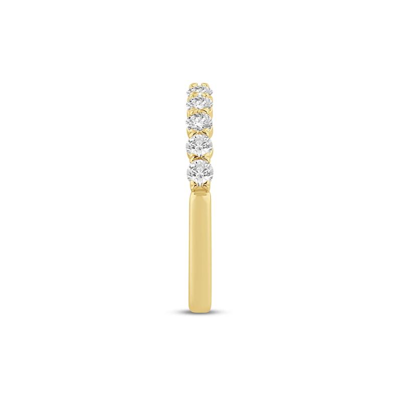 Lab Grown Round Diamond Open Band in 14K Yellow Gold (1/2 ct. tw.) – Image 3 of 3