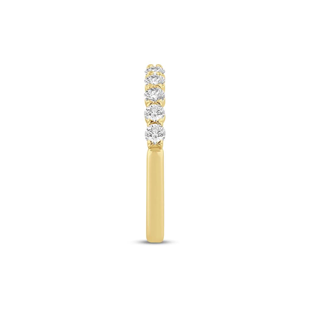 Lab Grown Round Diamond Open Band in 14K Yellow Gold (1/2 ct. tw.) – Image 3 of 3