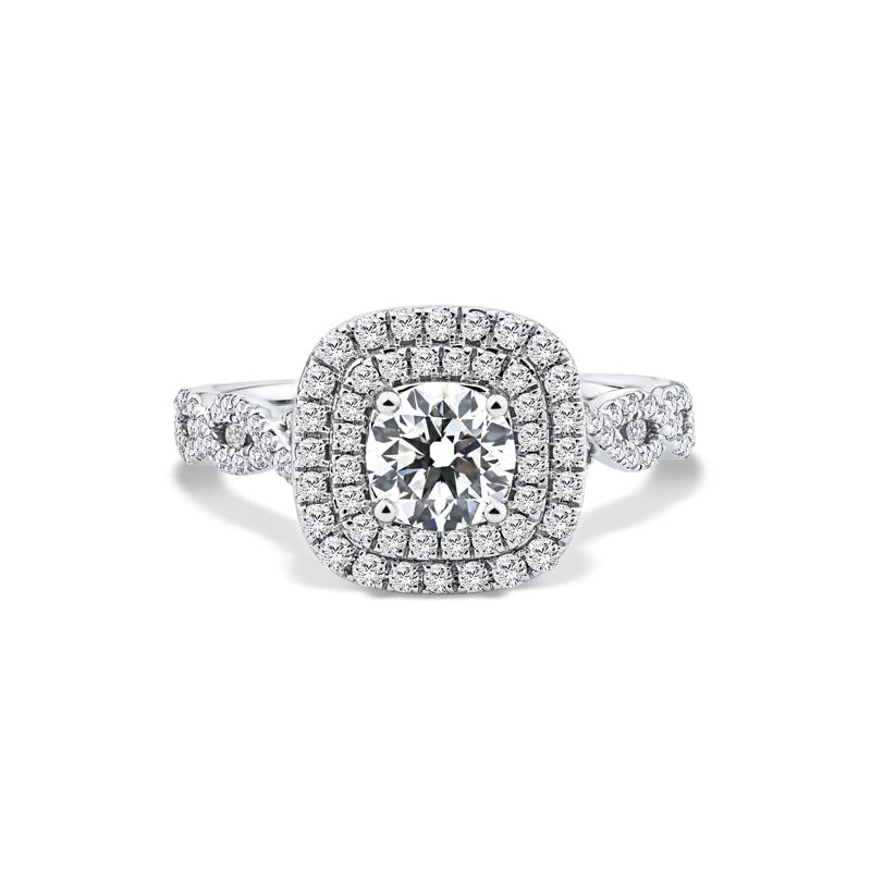 Lab Grown Diamond Engagement Ring in 10K White Gold (1 1/5 ct. tw.) – Image 1 of 4