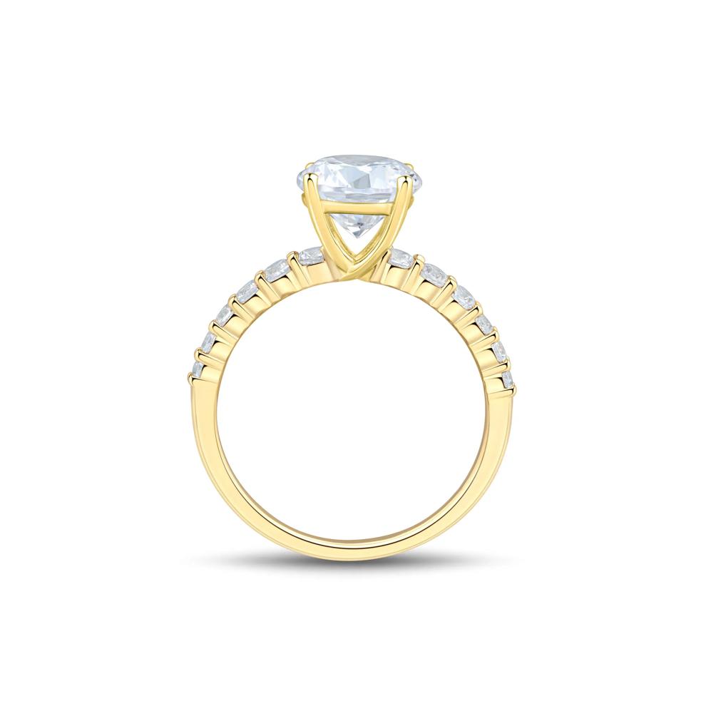 Lab Grown Diamond Engagement Ring in 14K Yellow Gold (2 1/3 ct. tw.) – Image 2 of 3