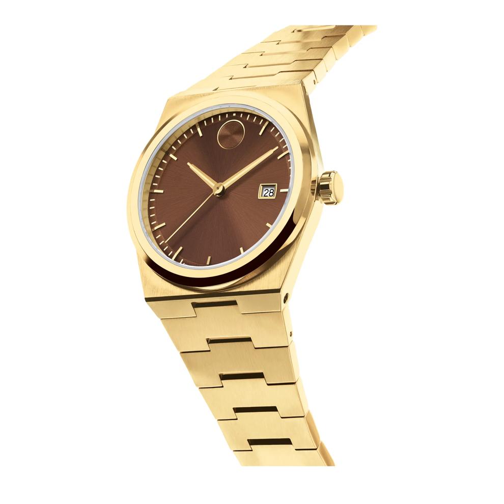 Men's Quest Watch in Gold-Tone Stainless Steel, 40mm – Image 3 of 3