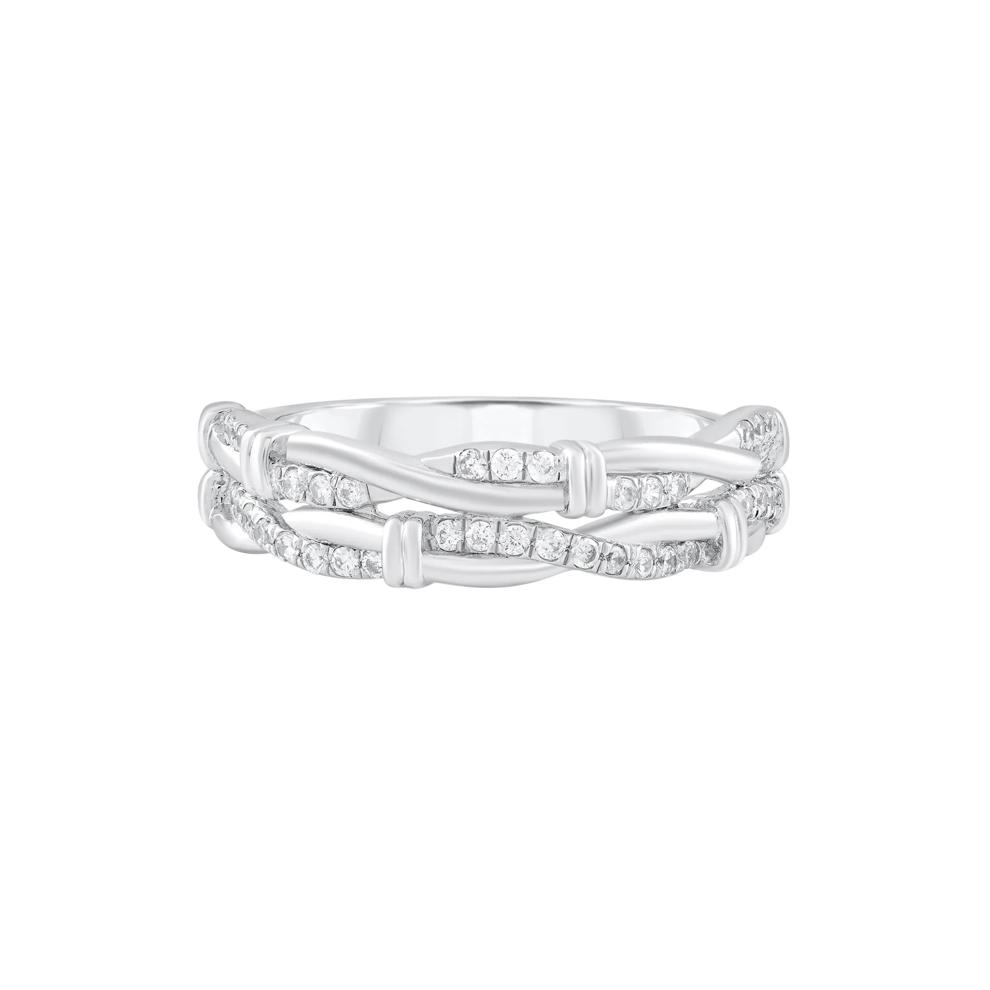 Diamond Ring in Sterling Silver (1/4 ct. tw.) – Image 1 of 3
